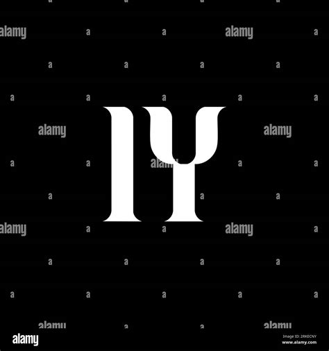 iy   letter logo design initial letter iy uppercase monogram logo