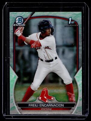 Freili Encarnacion Bowman Chrome St Lunar Glow Refractor Card