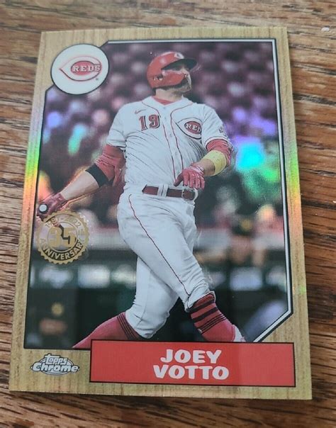 2022 Topps Chrome Joey Votto 87BC 4 Cincinnati Reds EBay