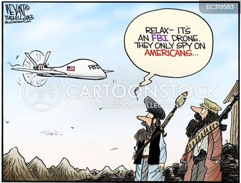 Drone Surveillance Cartoons And Comics Funny Pictures From Cartoonstock