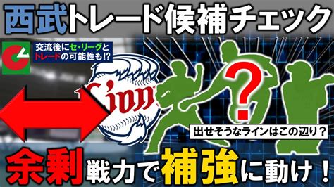 厳しい戦力ながら実績ある投手が狙い目に！？【西武トレード候補チェック】あまり1軍で起用の無い、余剰戦力で交流戦後の補強に動け！！11球団が注目