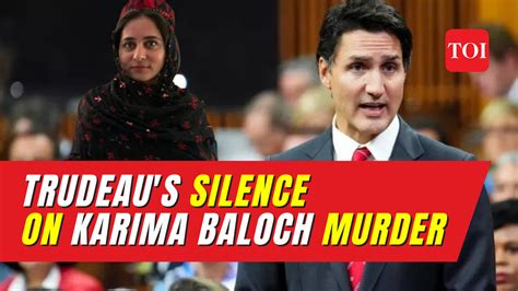 Amid India Canada Diplomatic Row Baloch Group Questions Trudeaus