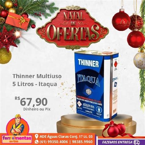 Thinner Multiuso 5 Litros Itaqua Em Brasilia Clasf Casa E Jardim