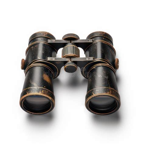 Binoculars Isolated On White Created With Generative Ai Optical