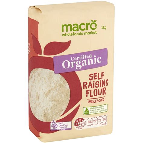 Macro Organic Self Raising Flour 1kg Woolworths