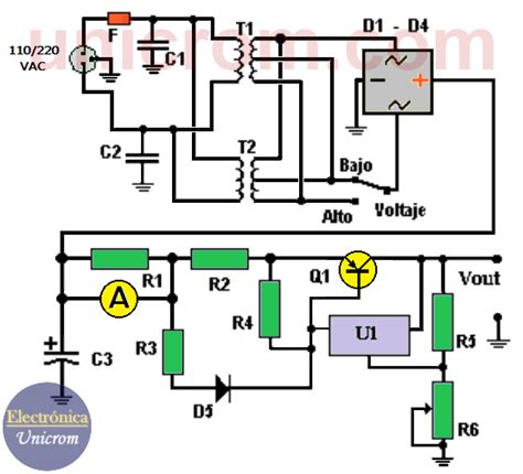 Regulador De Voltaje Lm Circuit Diagram