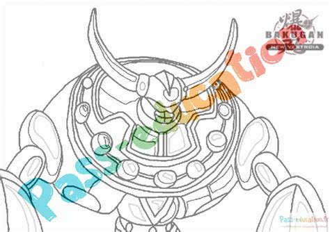 Coloriage gratuit Bakugan PDF à imprimer