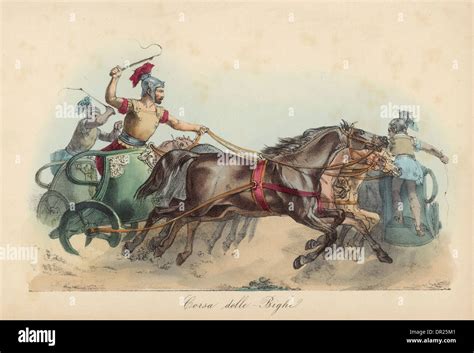 ROMAN CHARIOT RACE Stock Photo - Alamy