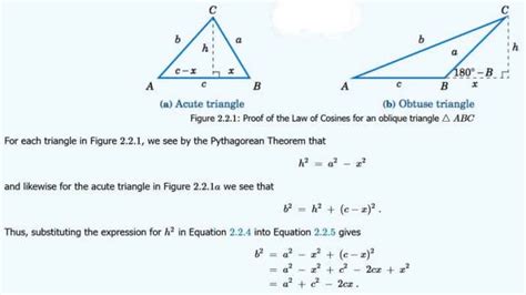 Law Of Cosines Formula Trung T M Gia S T M T I C Hotline