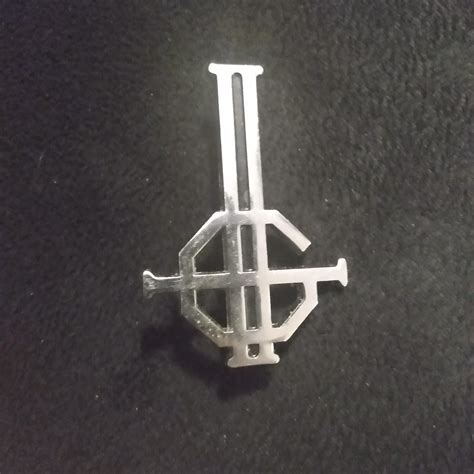 Ghost Metal Grucifix Pin From Around 2018 Bought At Depop