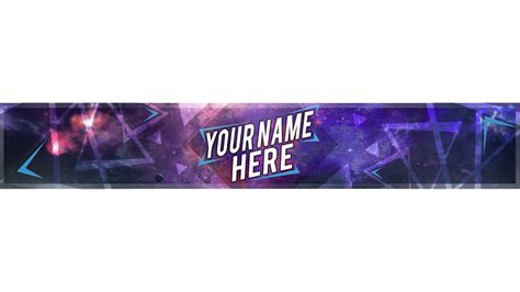 galaxy_Youtube Channel Art Photoshop Template free download - DESI GRAVITY