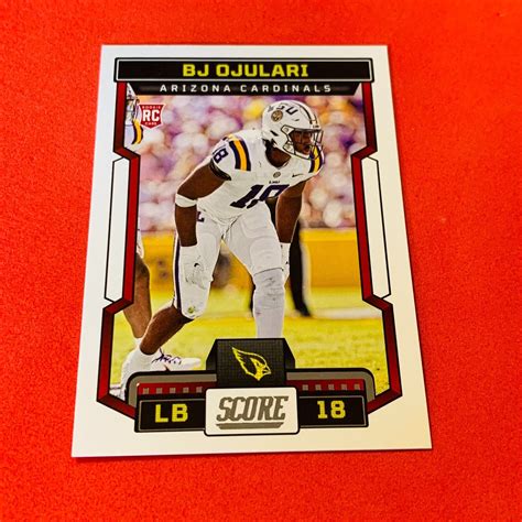 Bj Ojulari Rookie Lsu Tigers Arizona Cardinals Score Card Ebay