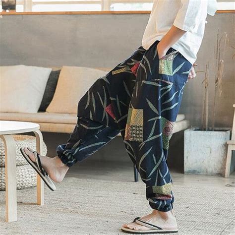 Men S Summer Cotton Linen Harem Pants In Linen Harem Pants