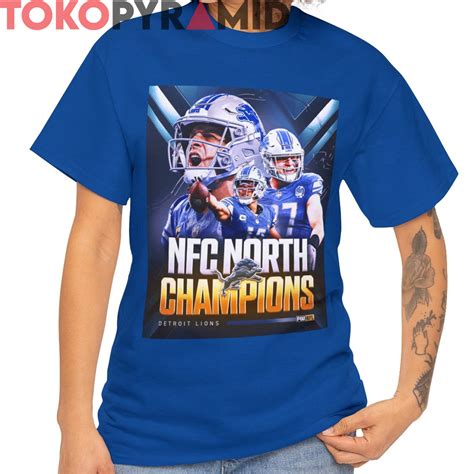 NFC North Champions Detroit Lions Shirt TokoPyramid