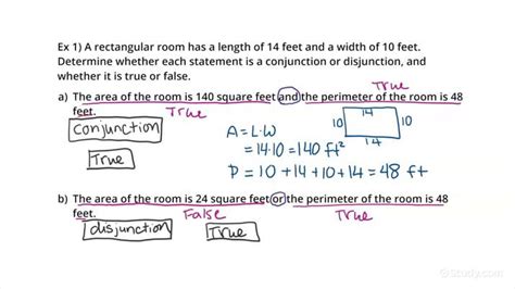 Math Conjunction Examples