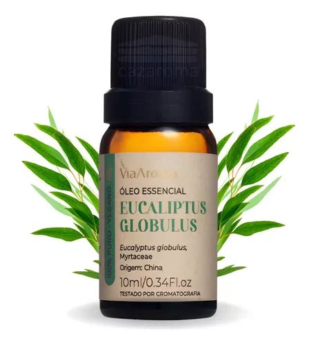 Óleo Essencial Via Aroma Eucaliptus Globulus 10ml 100 Puro MercadoLivre