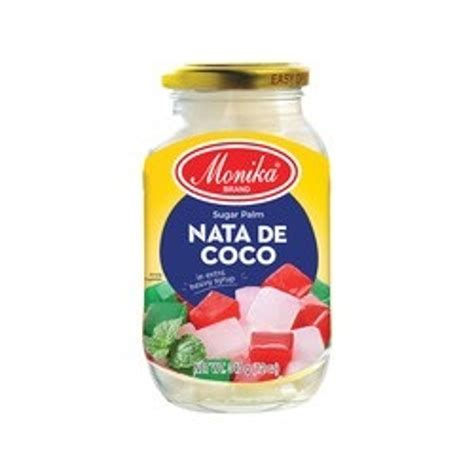 Monika Nata De Coco White In Heavy Sirup 340g Peddler