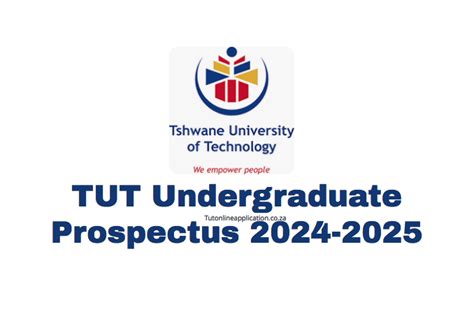 TUT Undergraduate Prospectus 2024 2025 TUT Online Applications 2024