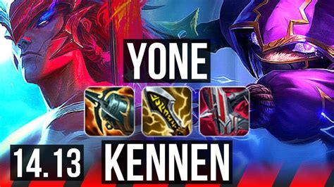 Yone Vs Kennen Top 901 Legendary 500 Games Euw Master 14