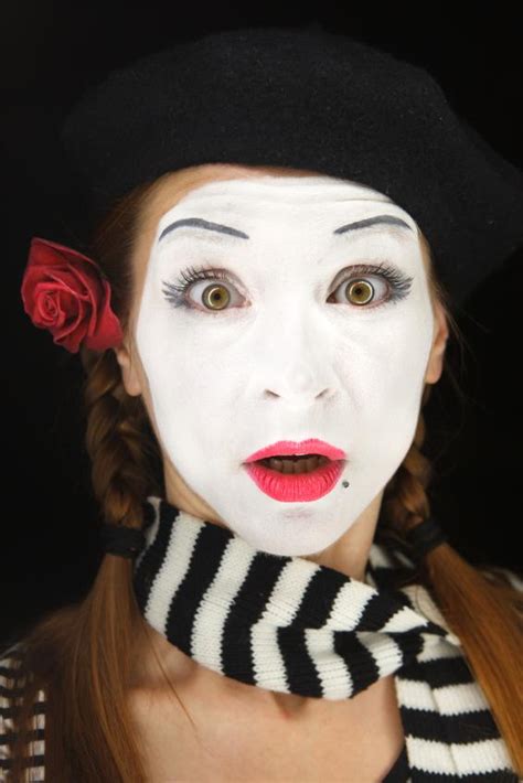 Mime Face Makeup Ideas - Mugeek Vidalondon