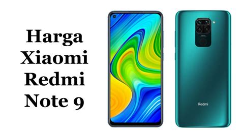 HARGA XIAOMI REDMI NOTE 9 DAN SPESIFIKASI YouTube