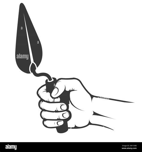 Hand With Brick Trowel Bricklayer Holds Plastering Trowel Building