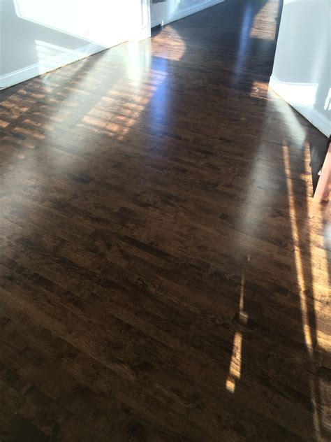 Maple Stained Dark Walnut Maple Floors Maple Stain Floor Stain