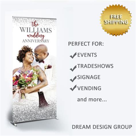 Wedding Banner Wedding Retractable Banner Pop Up Shop Etsy