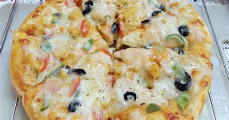 Chicken Tikka Pizza 🍕🧀🍕 Recipe By Umme Ahmad Cookpad