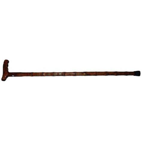 Solid Natural Bamboo Walking Stick Brown Colour Allcare Warehouse