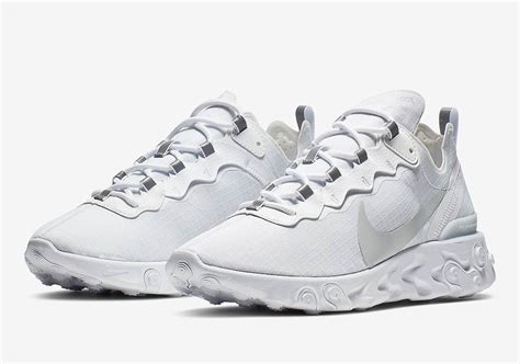 Nike React Element 55 All White Bq6167 101 Info