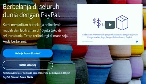 Cara Mendaftar Paypal Tanpa Kartu Kredit