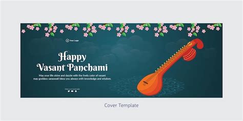 Premium Vector Happy Vasant Panchami Indian Festival Cover Page