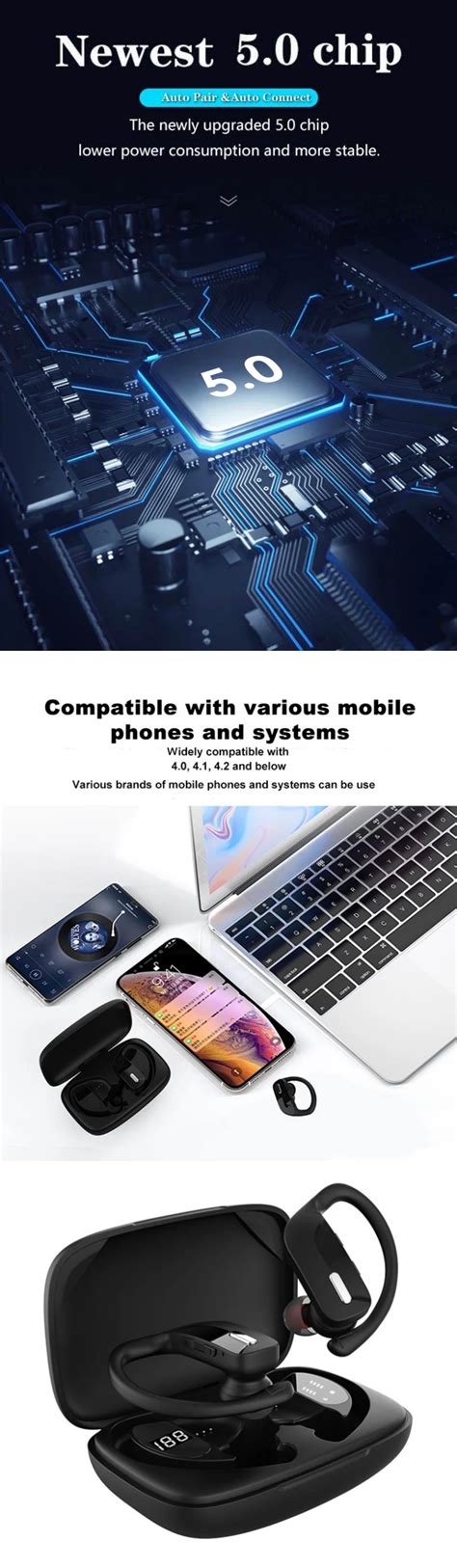 T17 Tws Wireless Earbuds Audifonos Sports Waterproof Gaming Headphones ...