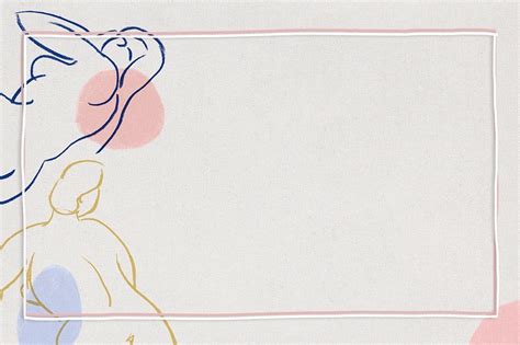 Vintage Nude Lady Psd Frame Premium Psd Rawpixel