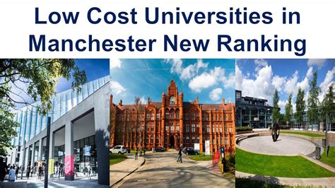 Top 5 Low Cost Universities In Manchester New Ranking Victoria