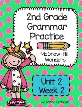 2nd Grade McGraw Hill Wonders Grammar Practice U2W2 Plural Nouns