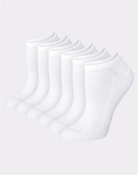 Hanes Ultimate Womens No Show Socks 6 Pack