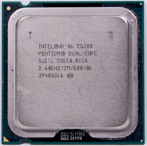 Intel Pentium Dual-Core E5300 (w/ VT-x) (AT80571PG0642ML)