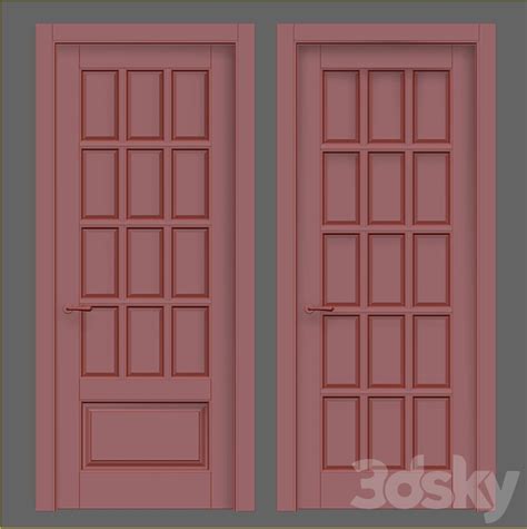 Interior Classic Doors 3d Model 3dsky Decor Helper