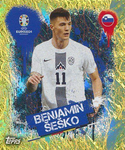 EURO 2024 Swiss Edition SVN3 Benjamin Sesko Gold Parallel Kaufen Auf