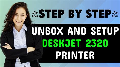 How To Unbox And Setup Deskjet Printer Step By Step Youtube