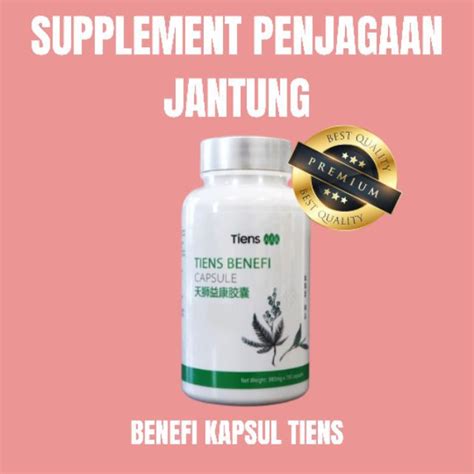 Benefi 150 Capsules Ubat Mencegah Penyakit Jantung Paru Paru Stroke