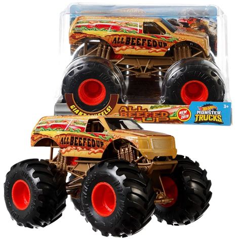 Hot Wheels FYJ83 Monster Trucks Pojazd All Beefed Up