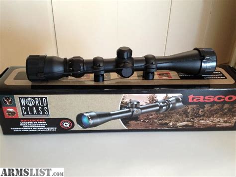 ARMSLIST - For Sale: Tasco world class 3x9x40 rifle scope