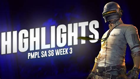 Pmpl Sa S Week Highlights Drs Gaming Youtube