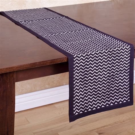 ZallZo Zig Zag Table Runner Wayfair Ca