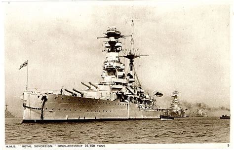 Hms Royal Sovereign Battleship Revenge Class S