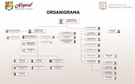 Organigrama Secretaría de Desarrollo Rural