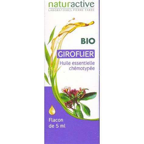 Giroflier Huiles Essentielles Bio 5 Ml Naturactive Douleurs Dentaires